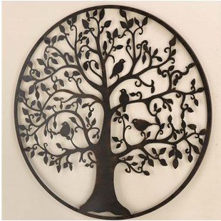 Tree Nature Metal Wall Art You Ll Love Wayfair Metal Tree Wall Décor