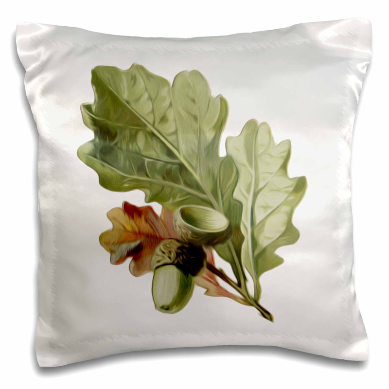 Millwood Pines Jaren Oak Leaves And Acorns Digital Nature Oil
