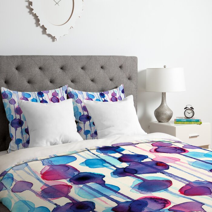 East Urban Home Abstract Watercolor Duvet Cover Set Reviews