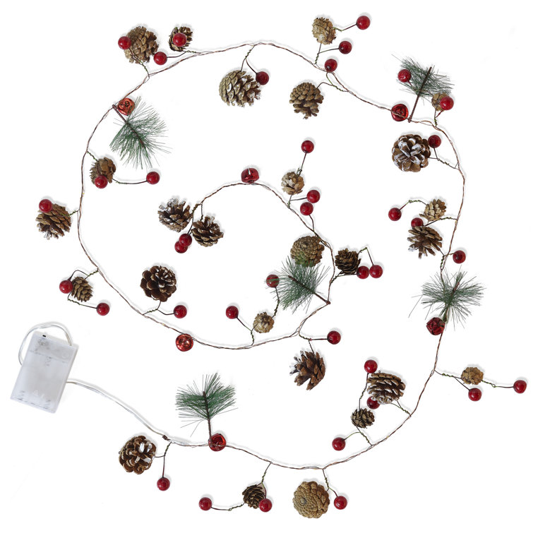 The Seasonal Aisle 20 Warm White LED Wreath Lighted Window Décor
