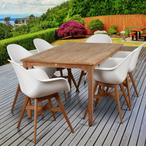 Teak Tables And Chairs teak patio furniture you'll love | wayfair Teak Tables And Chairs teak patio furniture you'll love | wayfair