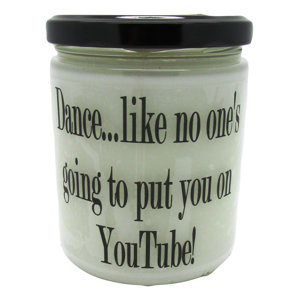 Dance, Like No One's Going To Put You on Youtube Bakedu00a0Apple Pie Jar