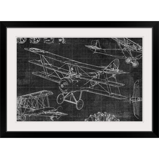 Vintage Aviation Art Wayfair