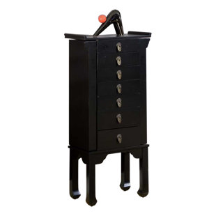Go to store & view more images Wildon Home Ningbo Chinese Jewelry Armoire with Mirror