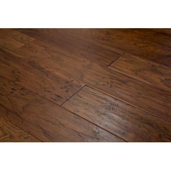 Tuscanwood The Hills Hickory 0 5 Thick X 7 5 Wide X Varying Length Engineered Wood Hardwood Flooring Wayfair