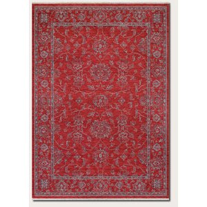 Nickalos Red Area Rug