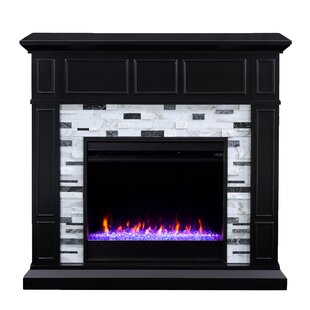 Drovling Marble Fireplace With Color Changing Firebox By Latitude Run