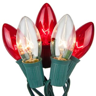 Lot 12 packs 1094R Red Noma C-9 1/4 Outdoor Bulbs for Vintage Christmas lights 