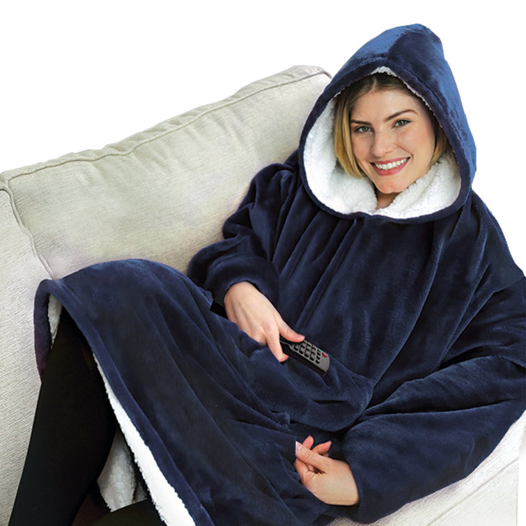 oversize blanket sweatshirt