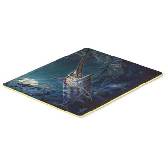 Breakwater Bay Maribeth Liquid Metal Marlin Bath Rug Wayfair