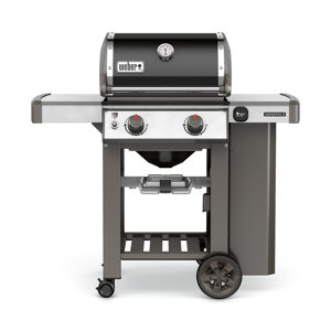 Genesis II E-210 2-Burner Propane Gas Grill with Side Shelves