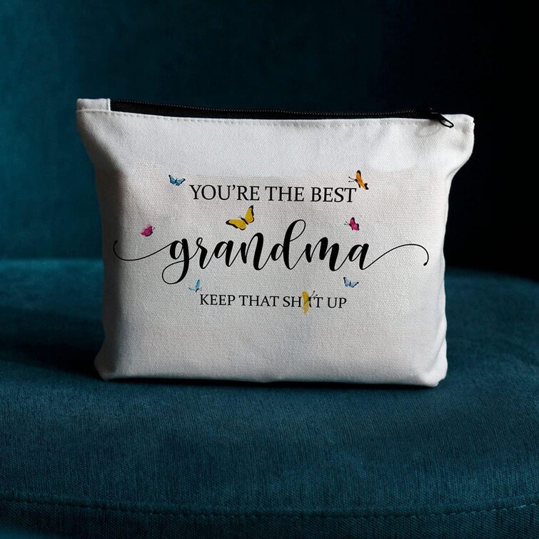 Christmas Cushion Cover Personalised Grey Cushion Cover Grandparent Gift Idea 