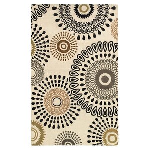 Aires Hand-Tufted Beige Area Rug