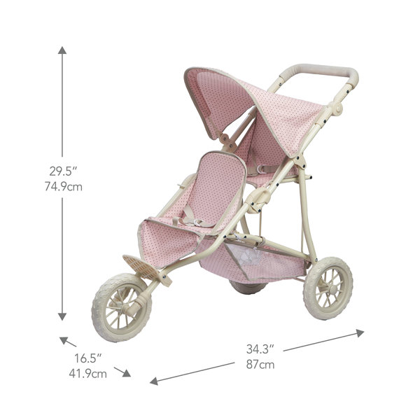 doll double stroller