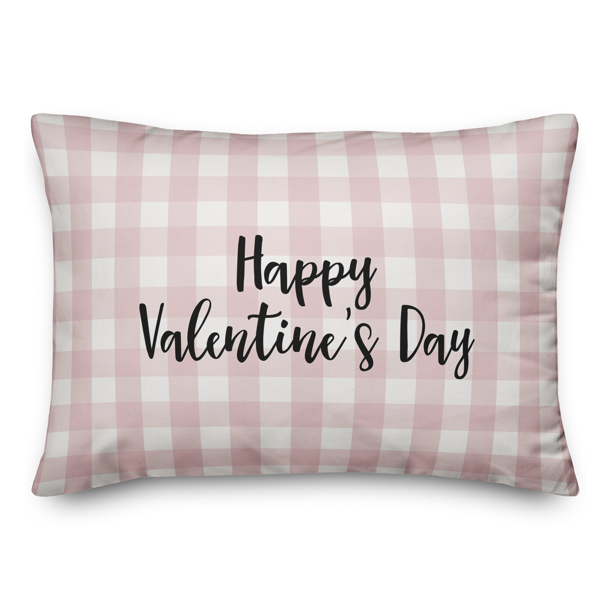 Ebern Designs Lyell Happy Valentine's Day Throw Pillow | Wayfair