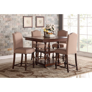 Riehle 5 Piece Counter Height Dining Set by Darby Home Co