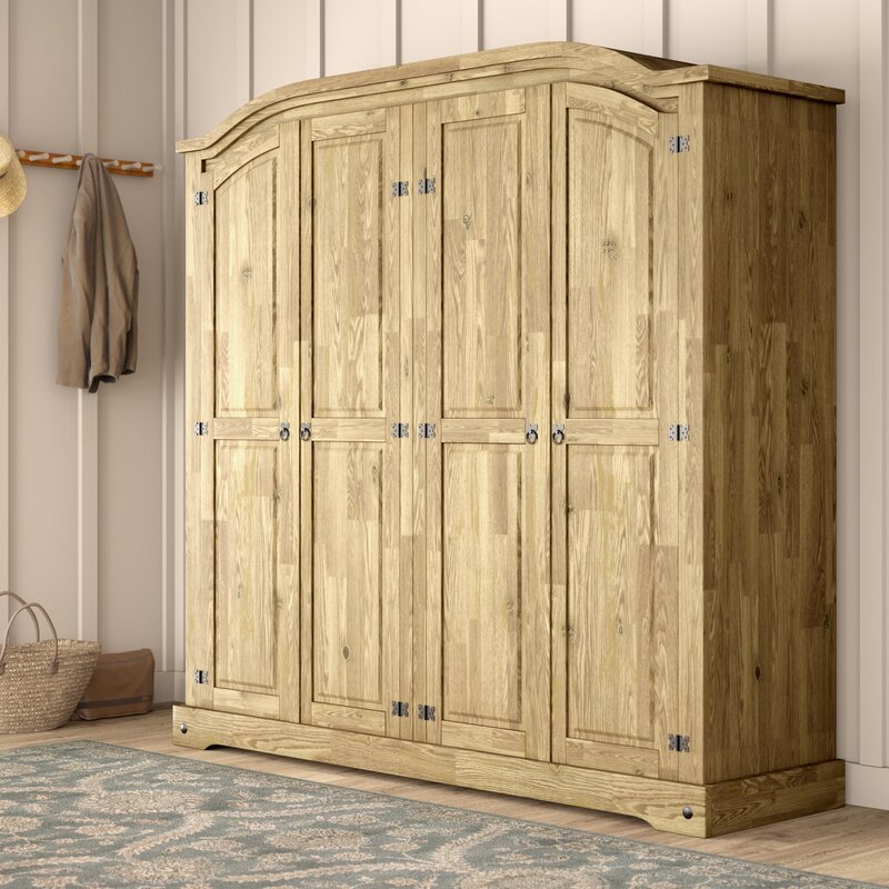 Union Rustic Dodge 4 Door Wardrobe Reviews Wayfair Co Uk