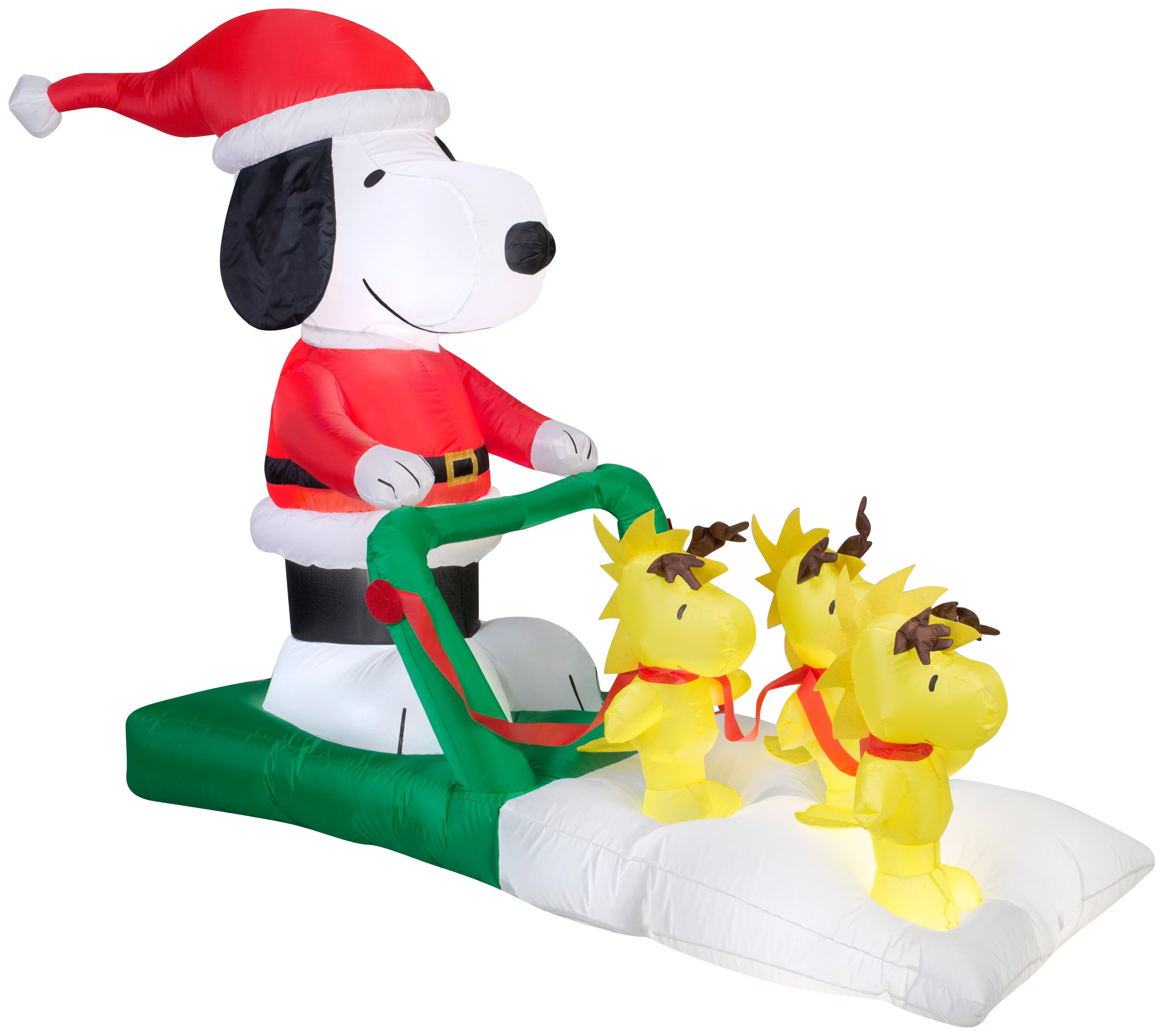 Gemmy Industries Peanuts Snoopy Sled Inflatable | Wayfair