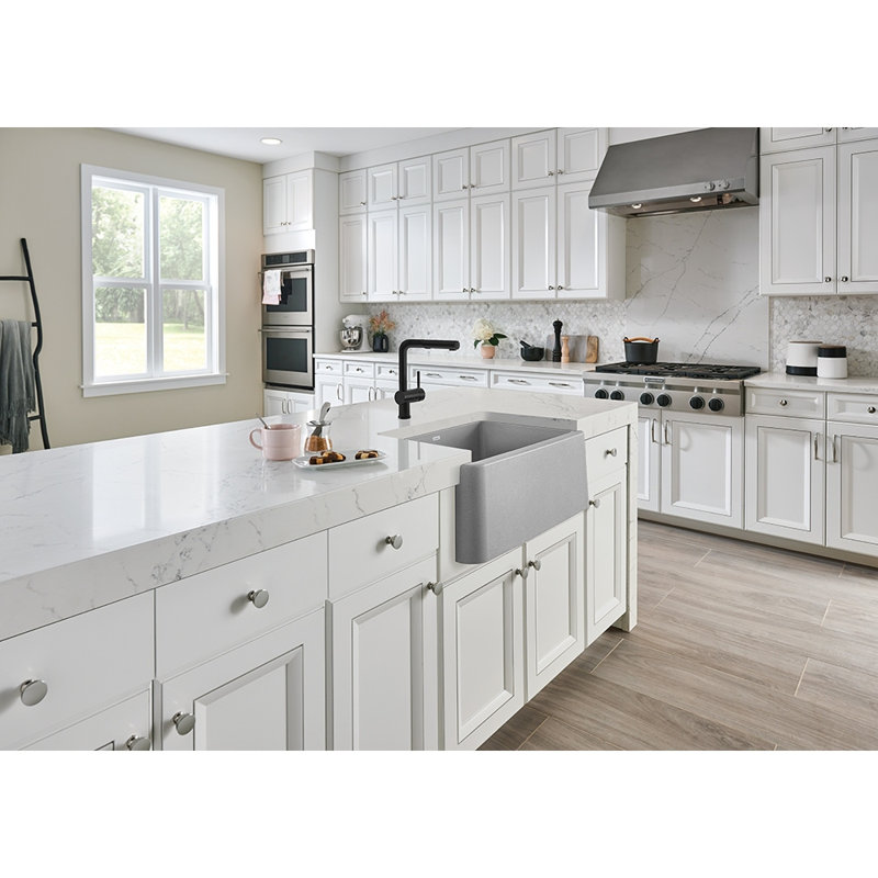 Blanco Linus Pull Out Single Handle Kitchen Faucet Reviews Wayfair
