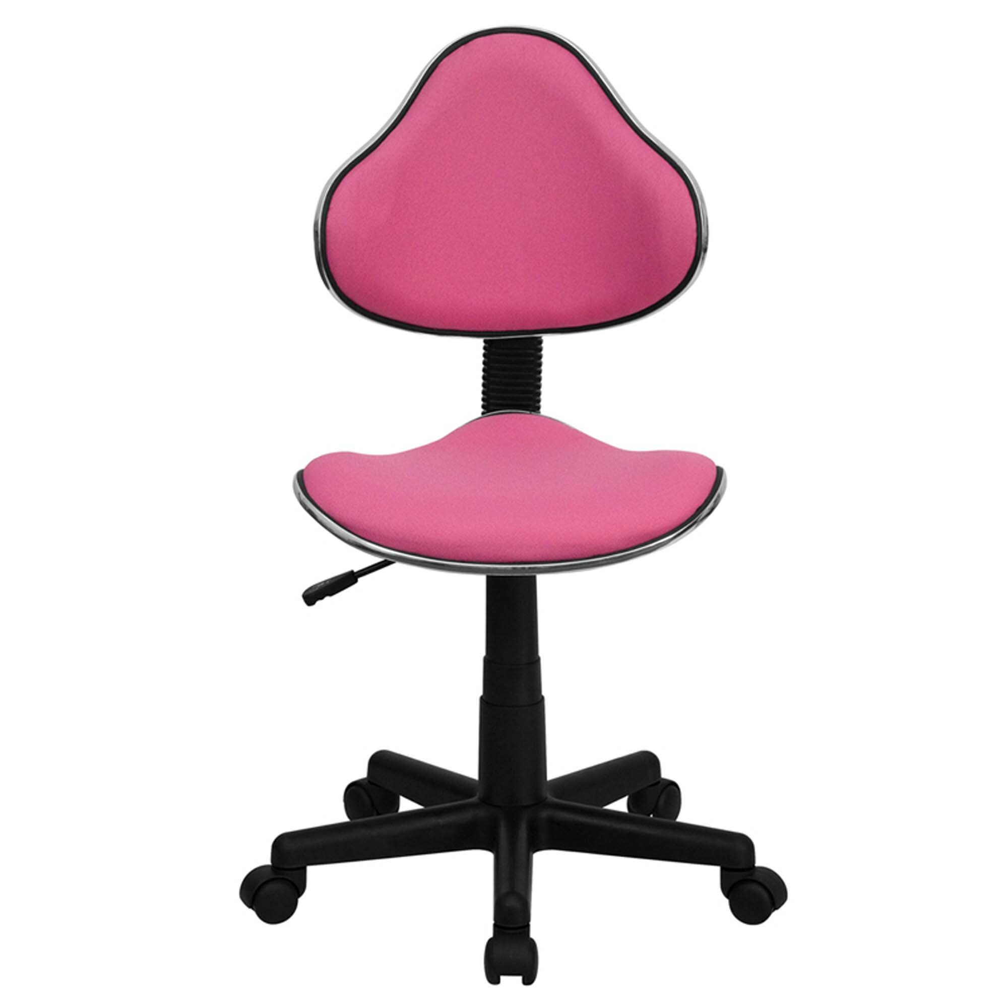 pink kids desk chair