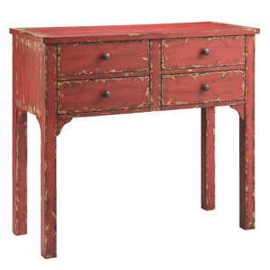 Red Console Table Red Console Table