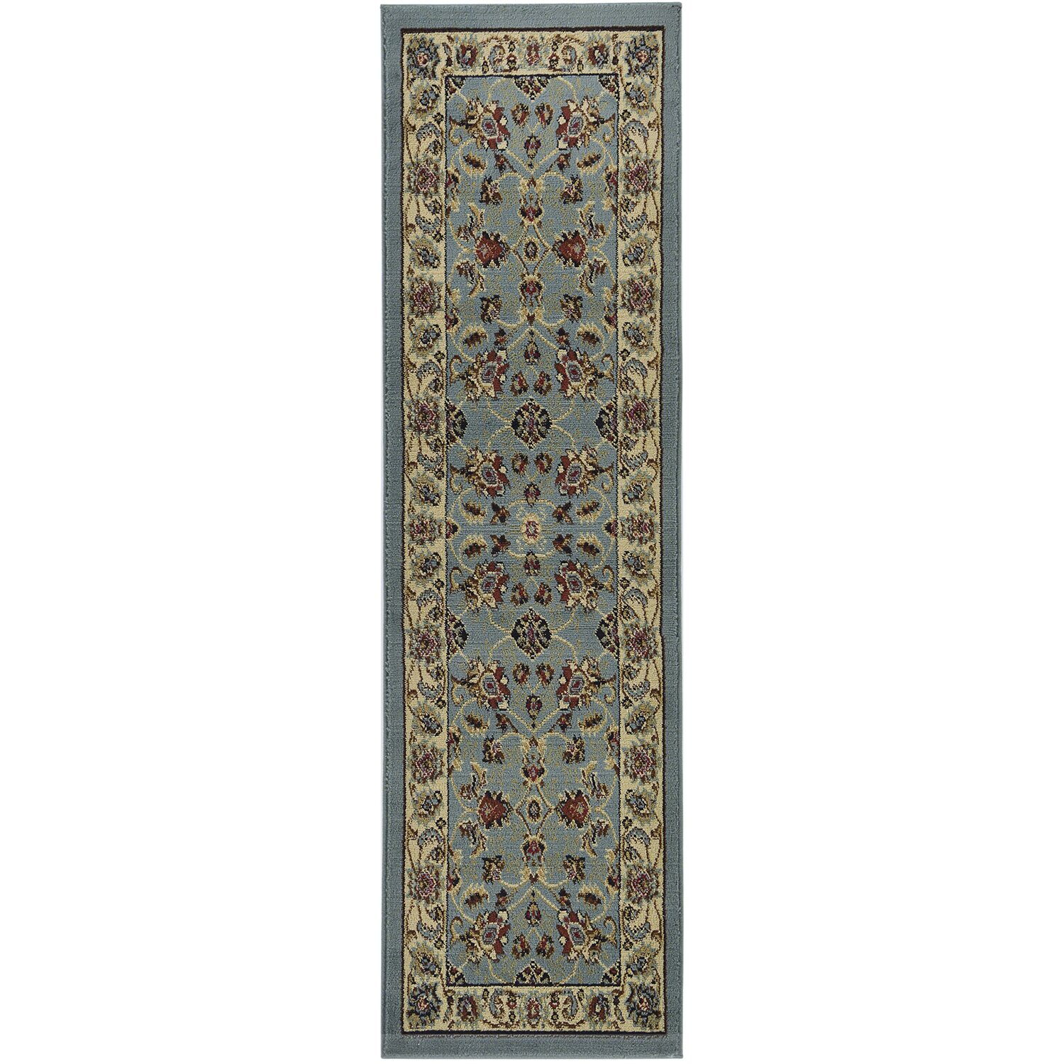 Ottomanson Royal Blue/Brown Area Rug & Reviews | Wayfair