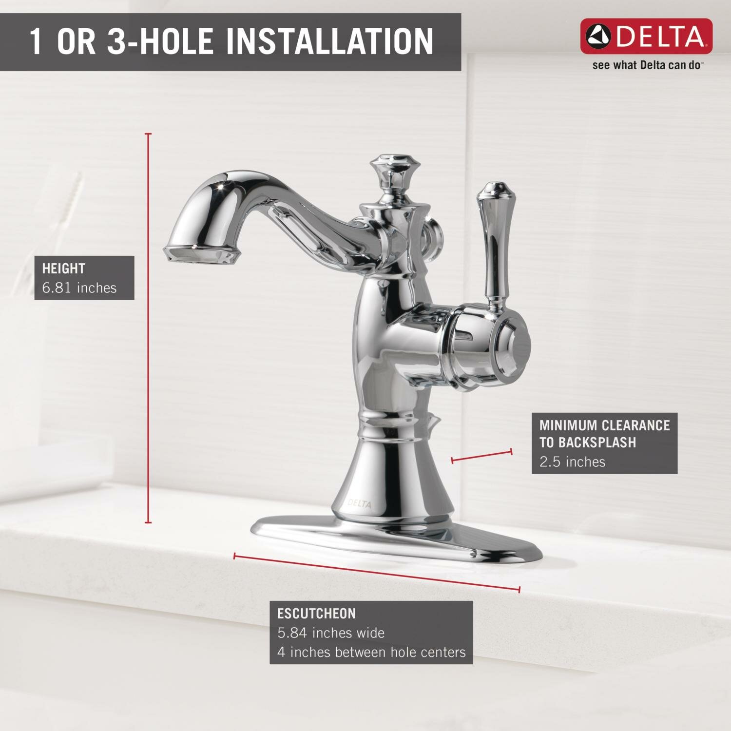 Colony PRO SingleHandle Centerset Bathroom Faucet American