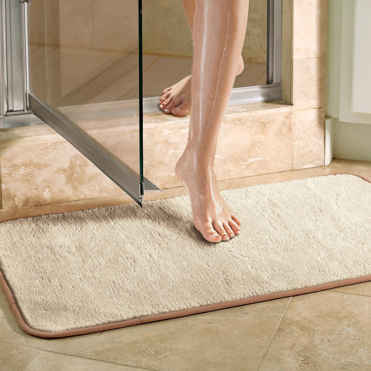 Violet Linen Microfiber Absorbing Bath Mat Bathroom Rug Reviews Microfiber Absorbing Bath Mat Bathroom Rug
