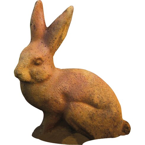 OrlandiStatuary Animals Rabbit with Upright Ears Statue & Reviews | Wayfair