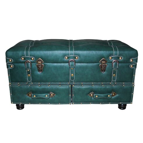 Faux Leather Trunk