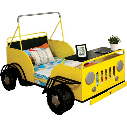 Zoomie Kids Amiya Double Car Bed & Reviews | Wayfair