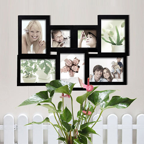 7 opening decorative interlocking collage wall hanging picture frame - Wall Hanging Photo Frames Designs 7 opening decorative interlocking collage wall hanging picture frame - Wall Hanging Photo Frames Designs