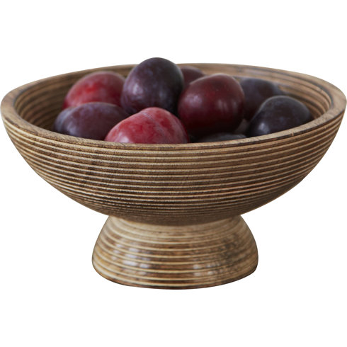 Paper High Fair Trade Raised Carved Mango Wood Fruit Bowl ... Wooden fruit bowls is art décor.