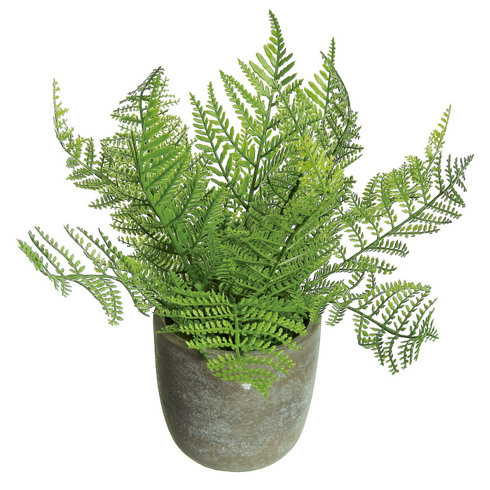 faux potted fern