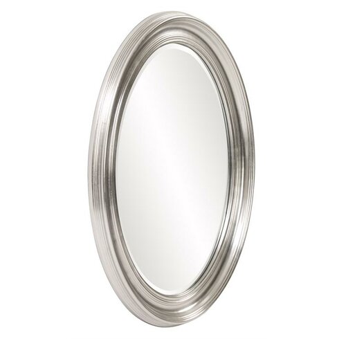 Oval Metallic Silver Wall Mirror | Joss & Main