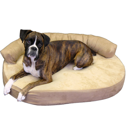 Large Orthopedic Memory Foam Gel Joint Relief Bolster Dog Bed Large Orthopedic Memory Foam Gel Joint Relief Bolster Dog Bed