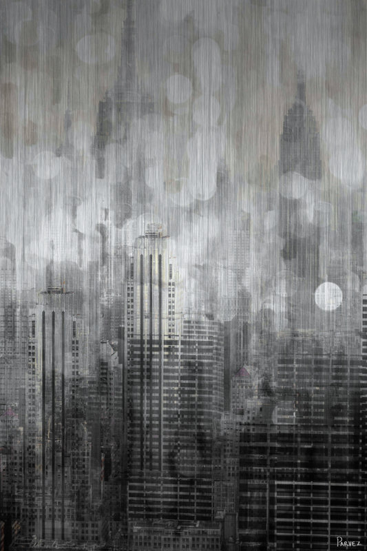 Empire By Parvez Taj Painting Print On Brushed Aluminum