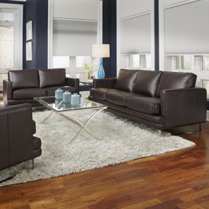 Lazzaro Leather Configurable Living Room Set Lazzaro Leather Configurable Living Room Set
