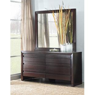 Go to store & view more images Aries 6 Drawer Dresser with Mirror by Mistana