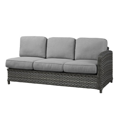 Sofa With Cushion Wildon Home Frame Finish Grey Fabric Sofa With Cushion Wildon Home Frame Finish Grey Fabric