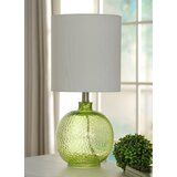 green bedside lamp