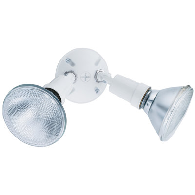 Standard Outdoor Security Flood Light Lithonia Lighting Fixture Finish: White