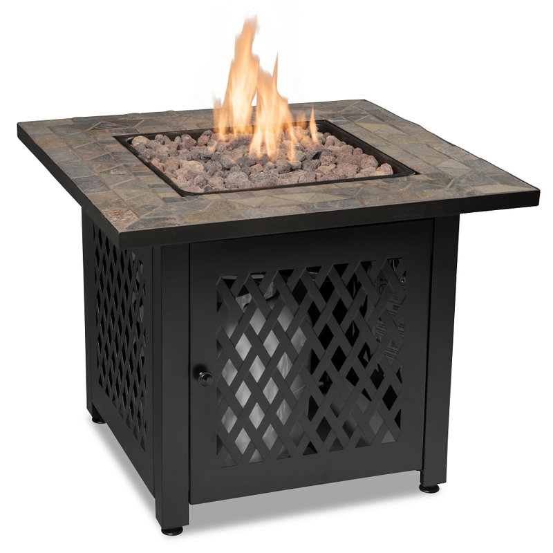 Endless Summer Steel Propane Fire Pit Table Reviews Wayfair