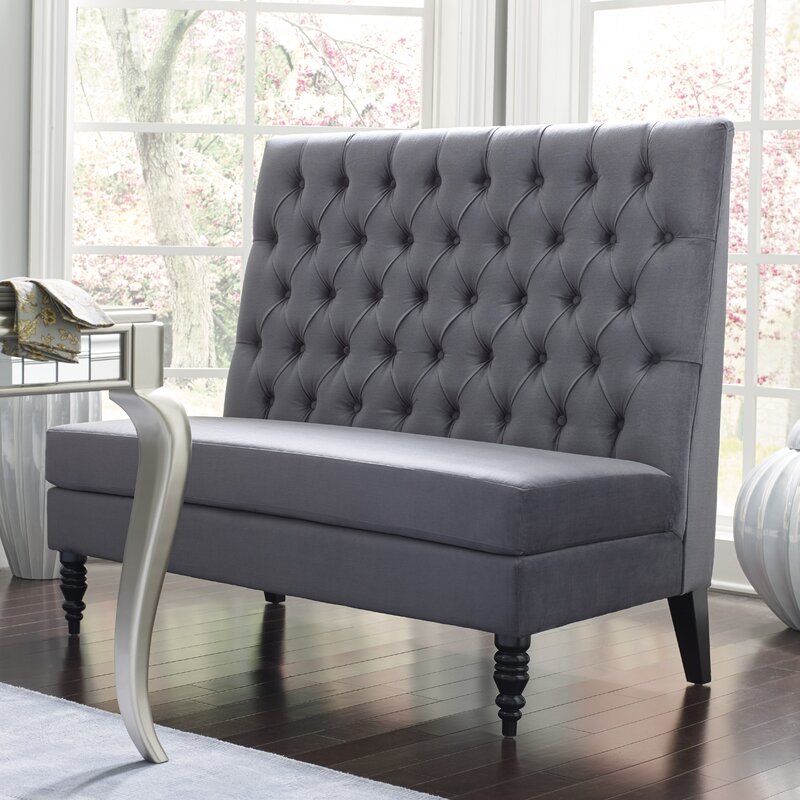 Greenford 49.5″ Tufted Settee Bench