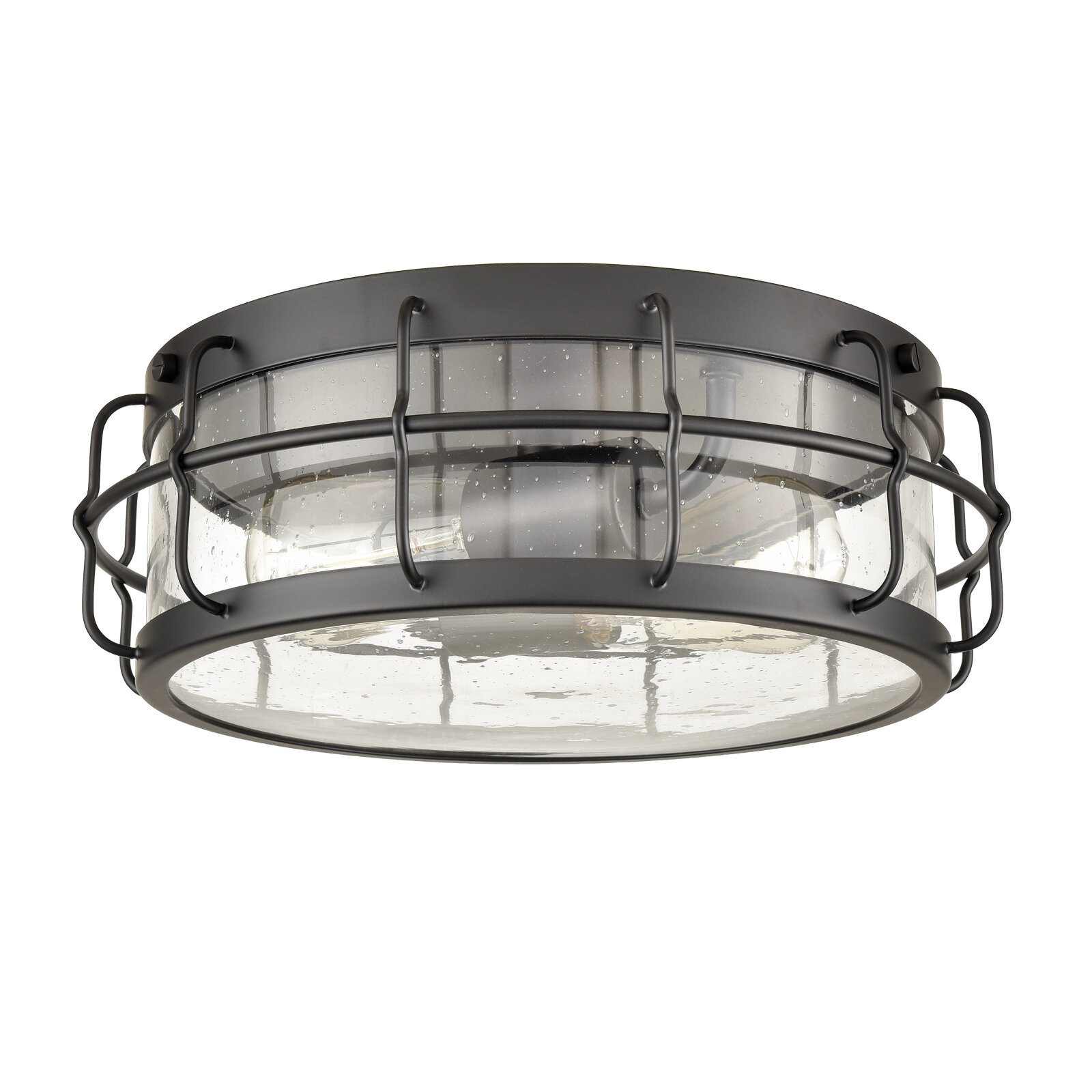 Glass Seeded Flush Mount Lighting You Ll Love In 2021 Wayfair