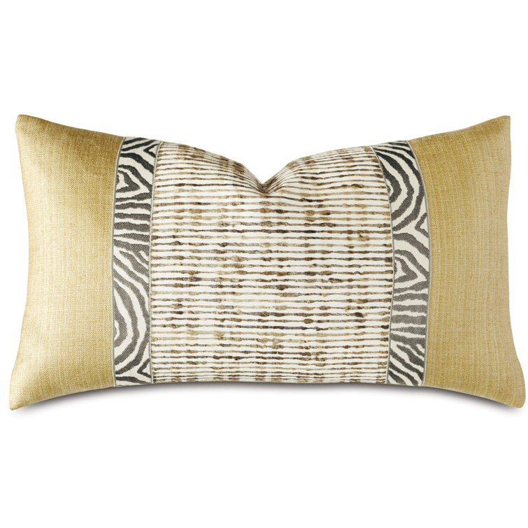 gold rectangle pillow