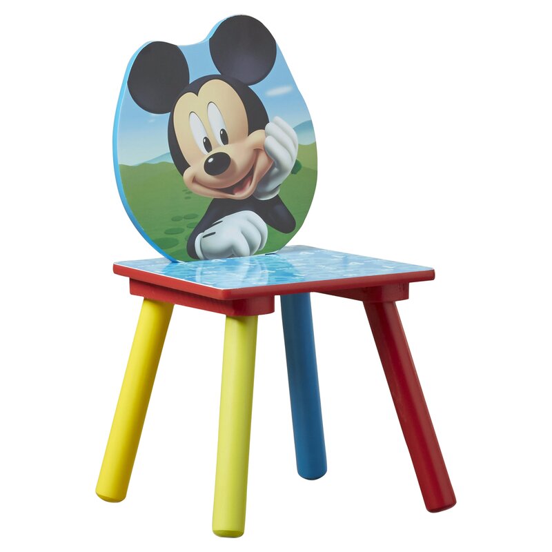 Delta Children Mickey Mouse Kids 3 Piece Writing Table And Chair