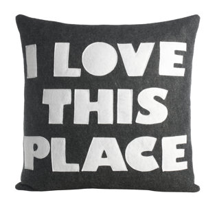 Celebrate Everyday I Love This Place Throw Pillow