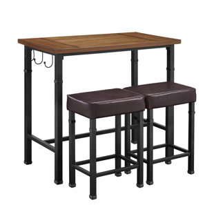 Modern Bar Pub Tables Allmodern Sevigny 3 Piece Pub Table Set