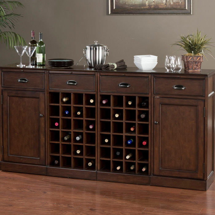 American Heritage Natalia Bar Cabinet With Wine Storage Reviews Natalia Bar Cabinet With Wine Storage